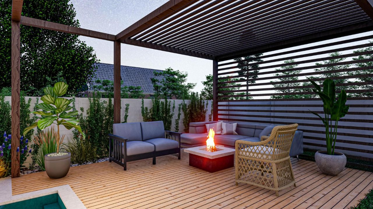 Terrace & Rooftop Design — luxury interior design by Exquisite Design & Spaces (India)