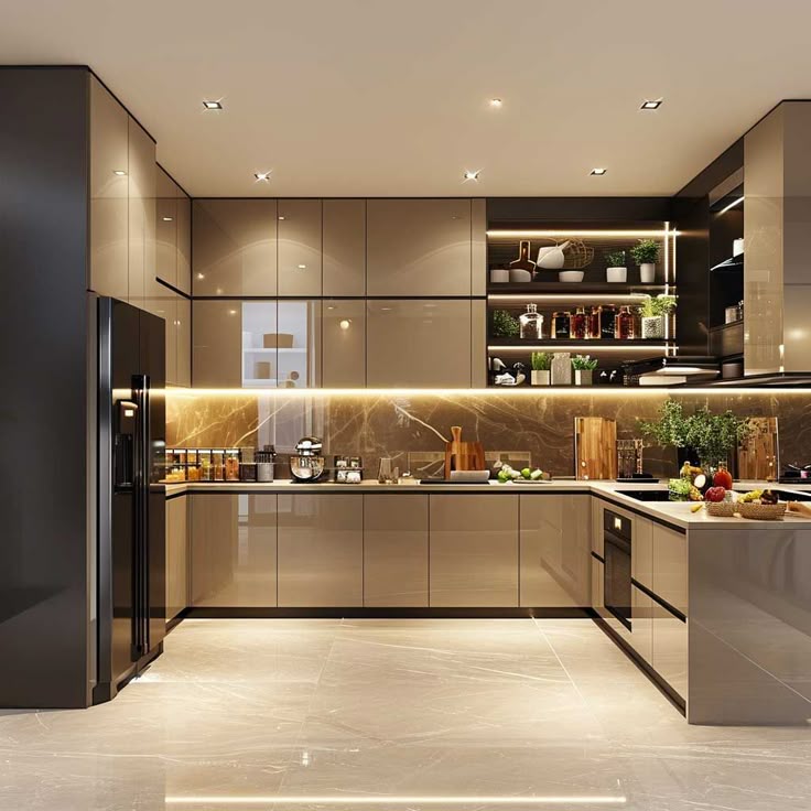 Modular Kitchens — Clean Lines — luxury interior design portfolio by Exquisite Spaces